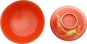 JAPANESE LACQUERED BOWL, OWAN. MEIJI PERIOD, BEFORE 1912 - Fagan Arms