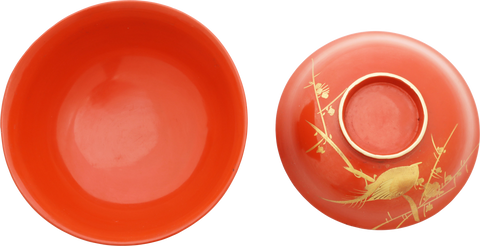JAPANESE LACQUERED BOWL, OWAN. MEIJI PERIOD, BEFORE 1912 - Fagan Arms