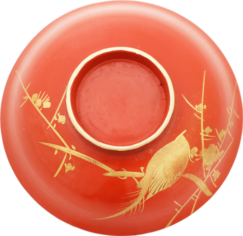 JAPANESE LACQUERED BOWL, OWAN. MEIJI PERIOD, BEFORE 1912 - Fagan Arms
