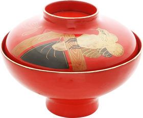 JAPANESE LACQUERED BOWL, OWAN. MEIJI PERIOD, BEFORE 1912 - Fagan Arms
