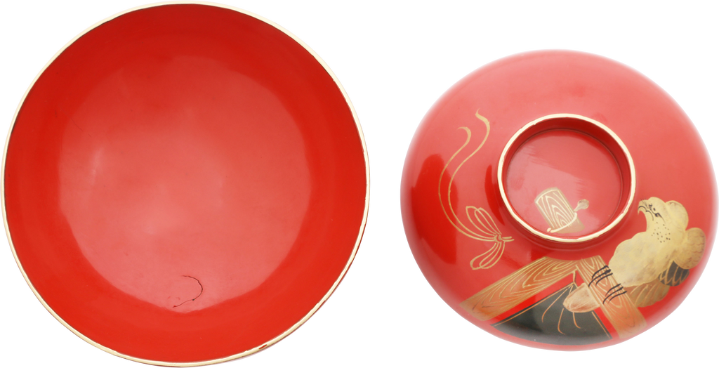 JAPANESE LACQUERED BOWL, OWAN. MEIJI PERIOD, BEFORE 1912 - Fagan Arms