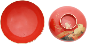 JAPANESE LACQUERED BOWL, OWAN. MEIJI PERIOD, BEFORE 1912 - Fagan Arms