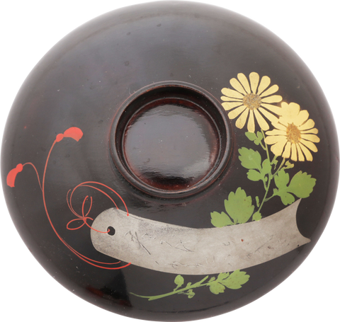 FINE JAPANESE LACQUERED BOWL, OWAN. MEIJI PERIOD, BEFORE 1912 - Fagan Arms