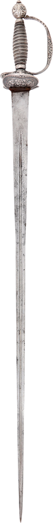 ENGLISH SILVER HILTED SMALLSWORD C.1757-58 - Fagan Arms