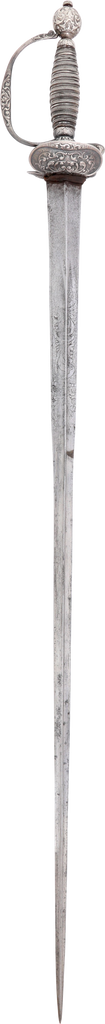 ENGLISH SILVER HILTED SMALLSWORD C.1757-58 - Fagan Arms
