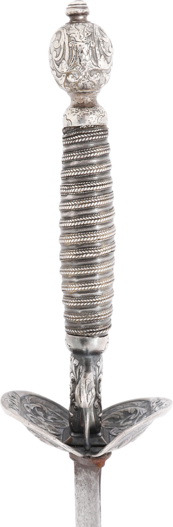 ENGLISH SILVER HILTED SMALLSWORD C.1757-58 - Fagan Arms