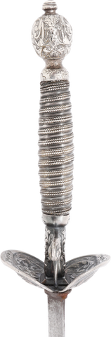 ENGLISH SILVER HILTED SMALLSWORD C.1757-58 - Fagan Arms