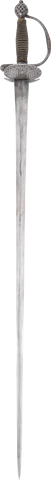 EUROPEAN IRON HILTED SMALLSWORD C.1740-60 - Fagan Arms