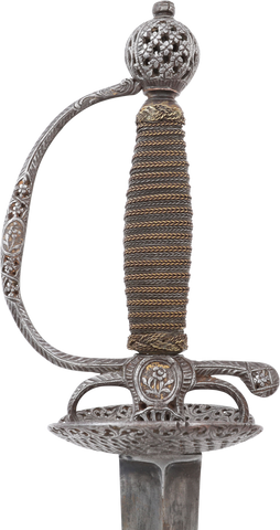 EUROPEAN IRON HILTED SMALLSWORD C.1740-60 - Fagan Arms