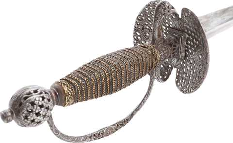 EUROPEAN IRON HILTED SMALLSWORD C.1740-60 - Fagan Arms