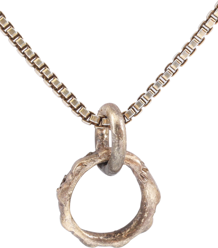 VIKING BEARD RING NECKLACE, 9TH-11TH CENTURY - Fagan Arms