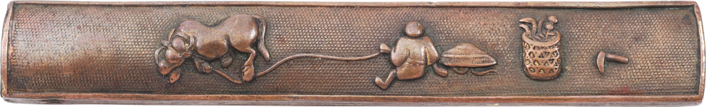 JAPANESE COPPER KOZUKA HANDLE EDO PERIOD, 1603-1868 - Fagan Arms