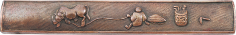 JAPANESE COPPER KOZUKA HANDLE EDO PERIOD, 1603-1868 - Fagan Arms