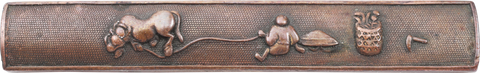 JAPANESE COPPER KOZUKA HANDLE EDO PERIOD, 1603-1868 - Fagan Arms