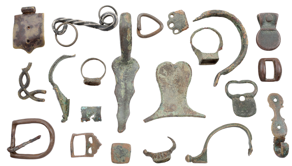 MIXED ANCIENT, MEDIEVAL AND LATER BRONZE ARTIFACTS - Fagan Arms