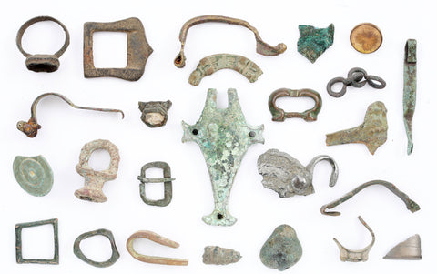 MIXED ANCIENT, MEDIEVAL AND LATER BRONZE ARTIFACTS - Fagan Arms