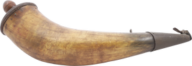 AMERICAN REVOLUTIONARY WAR GUNNER’S POWDER HORN - Fagan Arms