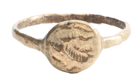 ROMAN SIGNET RING, 1ST-4TH CENTURY AD, SIZE 10 - Fagan Arms