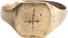 BYZANTINE CHRISTIAN RING 6TH-9TH CENTURY AD, SIZE 10 - Fagan Arms
