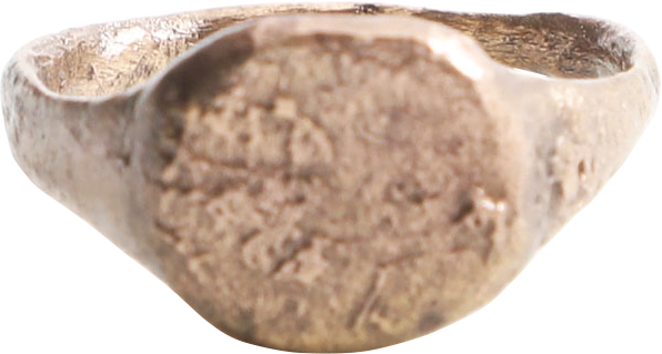 ROMAN SIGNET RING, 2ND-5TH CENTURY AD, SIZE 6 ½ - Fagan Arms