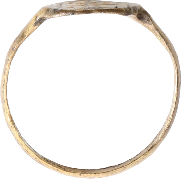 RARE EARLY CHRISTIAN RING, 3RD-6TH CENTURY AD, SIZE 9 ¾+ - Fagan Arms