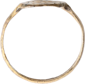 RARE EARLY CHRISTIAN RING, 3RD-6TH CENTURY AD, SIZE 9 ¾+ - Fagan Arms