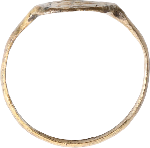 RARE EARLY CHRISTIAN RING, 3RD-6TH CENTURY AD, SIZE 9 ¾+ - Fagan Arms