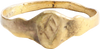 LATE MEDIEVAL WOMAN'S FASHION RING, SIZE 6 1/2 - Fagan Arms