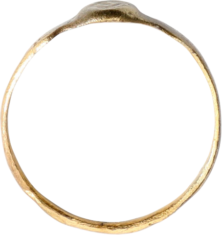 LATE MEDIEVAL WOMAN'S FASHION RING, SIZE 6 1/2 - Fagan Arms