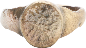 MEDIEVAL EUROPEAN RING, 15th-18th CENTURY AD, SIZE 9 3/4 - Fagan Arms