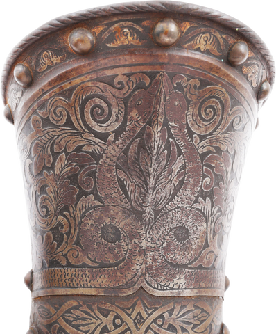 PAIR OF EUROPEAN ETCHED AND GILT GAUNTLETS - Fagan Arms