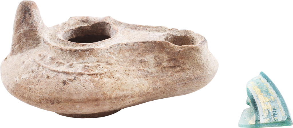 EARLY CHRISTIAN OIL LAMP, 5TH-6TH CENTURY AD - Fagan Arms