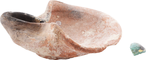 ANCIENT HOLY LAND OIL LAMP 1200-700BC - Fagan Arms