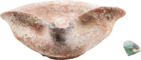 ANCIENT HOLY LAND OIL LAMP 1200-700BC - Fagan Arms