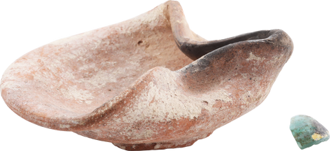 ANCIENT HOLY LAND OIL LAMP 1200-700BC - Fagan Arms