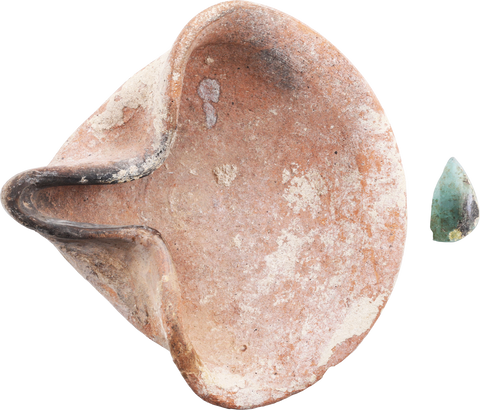 ANCIENT HOLY LAND OIL LAMP 1200-700BC - Fagan Arms