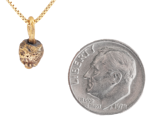 MEDIEVAL TIBETAN SKULL PRAYER BEAD C.1400-1550 - Fagan Arms