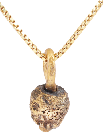 MEDIEVAL TIBETAN SKULL PRAYER BEAD C.1400-1550 - Fagan Arms