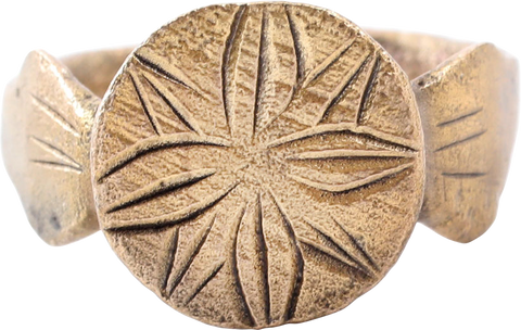 MEDIEVAL EUROPEAN CHRISTIAN RING, SIZE 8 ¼ - Fagan Arms