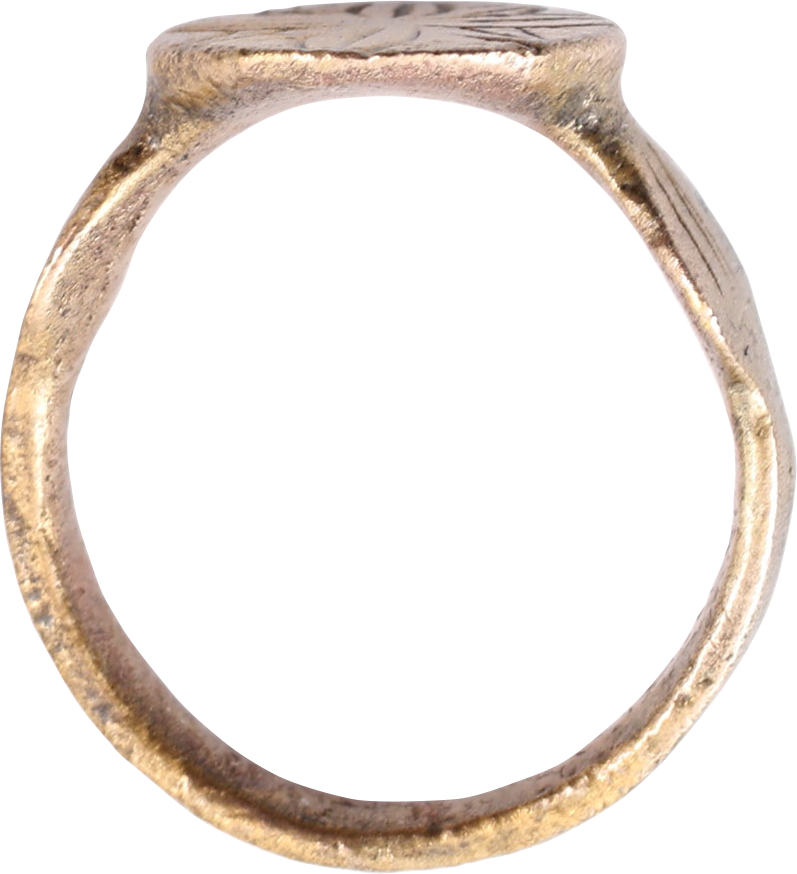 MEDIEVAL EUROPEAN CHRISTIAN RING, SIZE 8 ¼ - Fagan Arms