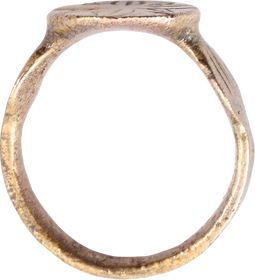 MEDIEVAL EUROPEAN CHRISTIAN RING, SIZE 8 ¼ - Fagan Arms