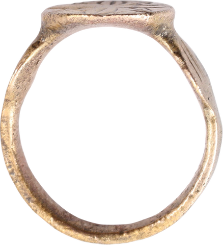 MEDIEVAL EUROPEAN CHRISTIAN RING, SIZE 8 ¼ - Fagan Arms