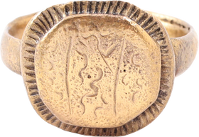 MEDIEVAL EUROPEAN RING 12TH-15TH CENTURY AD, SIZE 10 ½ - Fagan Arms