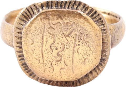 MEDIEVAL EUROPEAN RING 12TH-15TH CENTURY AD, SIZE 10 ½ - Fagan Arms