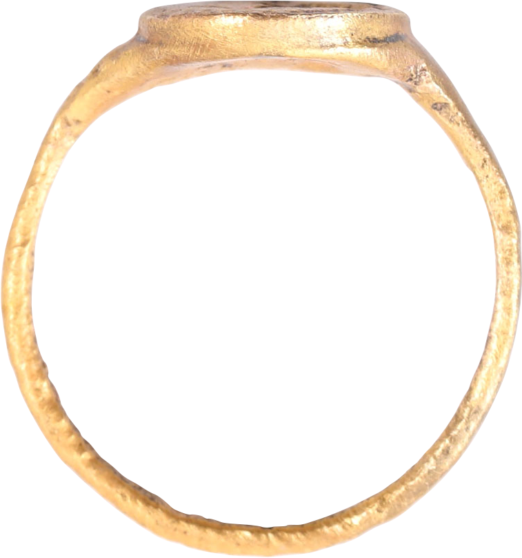 FINE ZOROASTRIAN FIRE ALTAR RING, PERSIA, 100BC-200AD, SIZE 8 1/2 - Fagan Arms