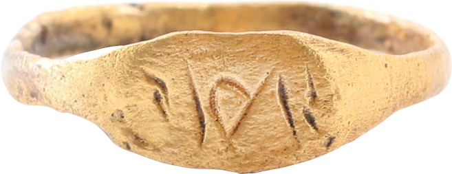 ROMAN SIGNET OR MYSTICAL RING, 1ST-3RD CENTURY AD, SIZE 8 ¼ - Fagan Arms