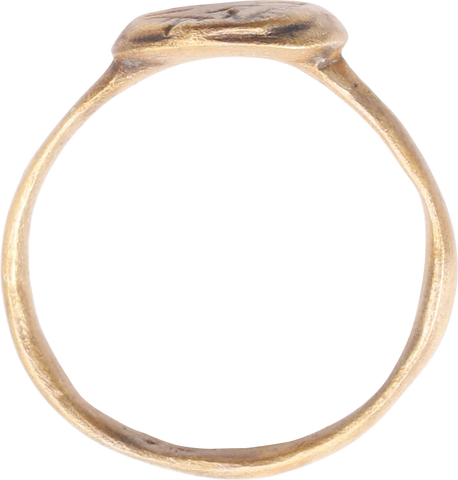 ANCIENT GREEK CHRISTIAN RING, 4TH-5TH CENTURY AD, SIZE 5 1/2 - Fagan Arms