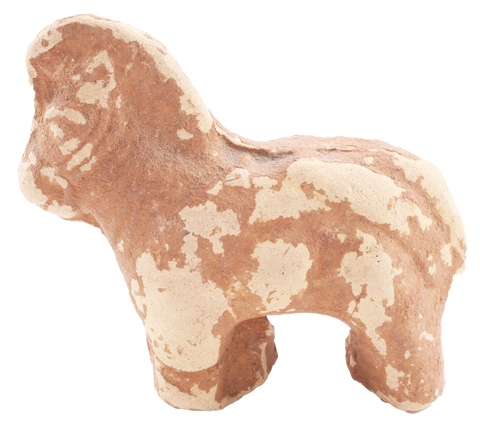 GRECO-ROMAN TERRA COTTA FIGURE OF A HORSE 100BC-100AD - Fagan Arms