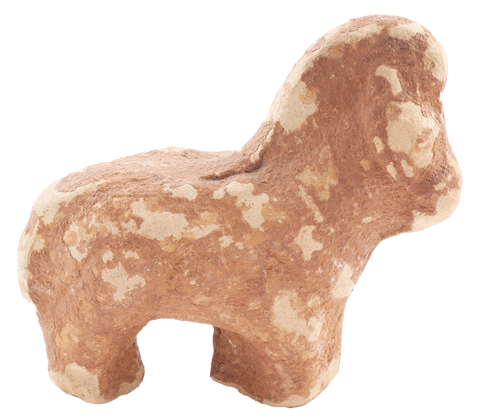GRECO-ROMAN TERRA COTTA FIGURE OF A HORSE 100BC-100AD - Fagan Arms