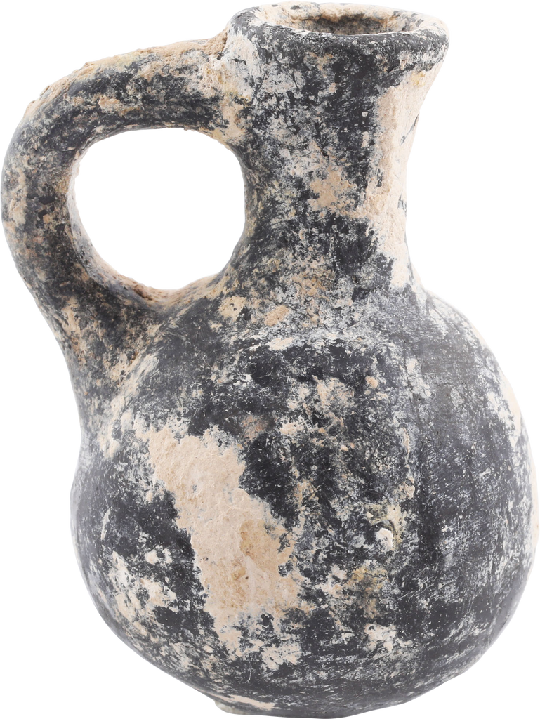 HOLY LAND BLACK POLISHED WEAR JUG 1000-586BC - Fagan Arms
